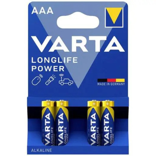 باتری چهارتایی نیم قلمی Varta Long Life Alkaline1.5V AAA
